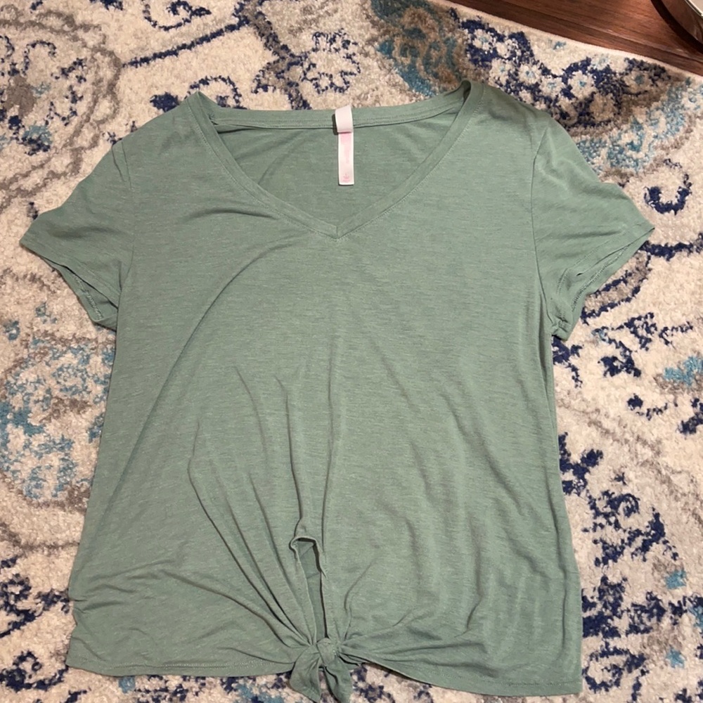 Green Pjs short and top